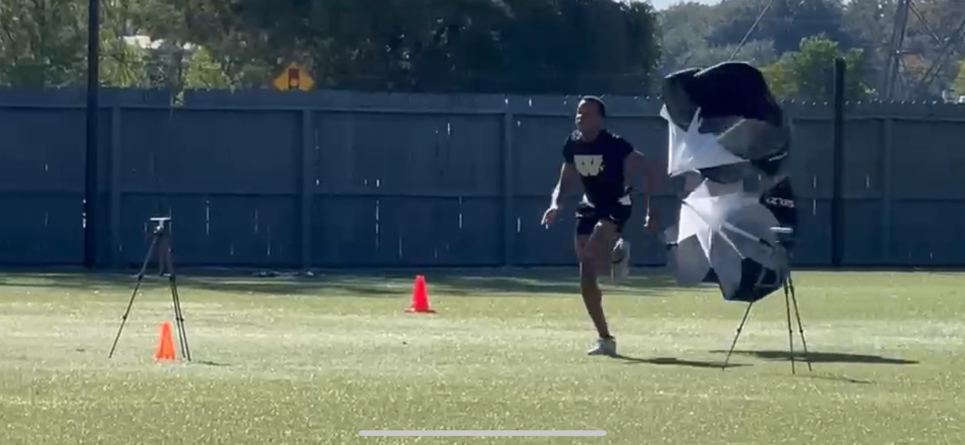 Speed & explosiveness training, JT Darden